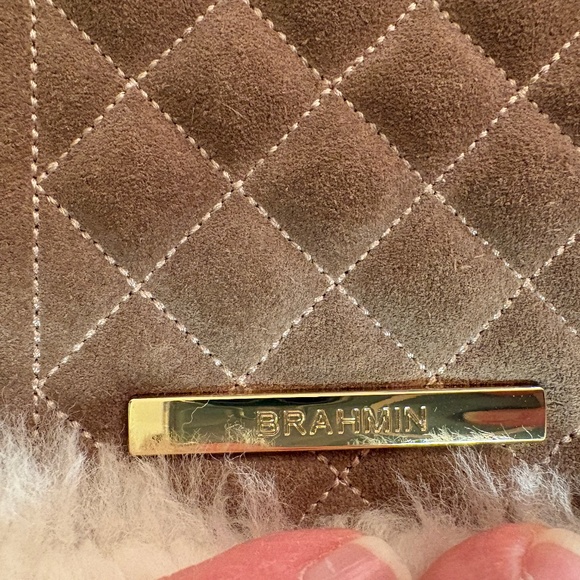 BRAHMIN SHAYNA-SILVER LINING SHETLAND CROSSBODY BAG - Picture 3 of 11